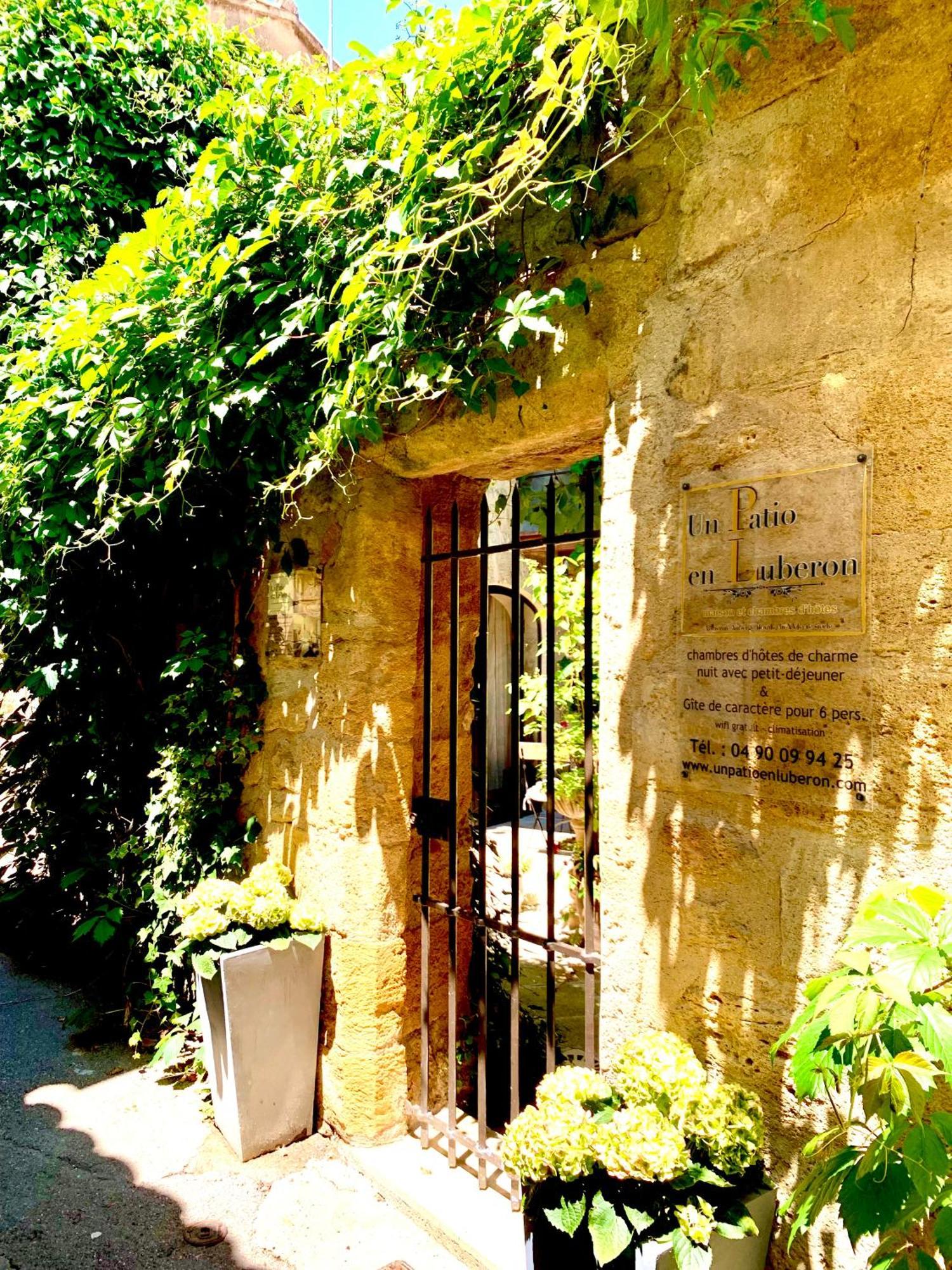 Un Patio En Luberon Bed & Breakfast Ansouis Exterior foto